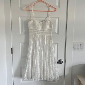 Cache white lace dress